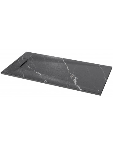 Brutus Carrara noir 60×32" (59.06 * 31.49) , Base de douche en SMC