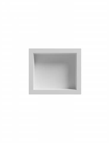 Niche de Douche SMC 16×14" Blanc