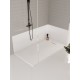 Brutus blanc 48×32", Base de douche en SMC