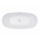 Fuxi 67“ matte white, freestanding bathtub