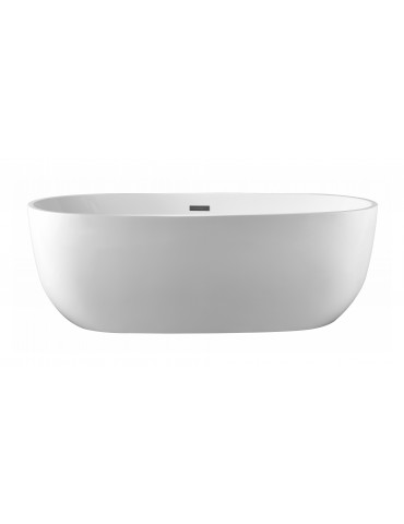 Fuxi 67“ matte white, freestanding bathtub