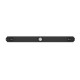 Black finished stainless steel linear drain