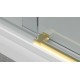 Myo 48", Matte gold, shower door