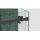 Mikotos 48", Black, Shower Door