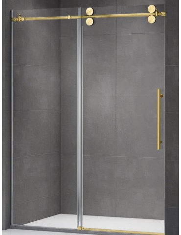 Apollon 48", Matte goold Shower Door