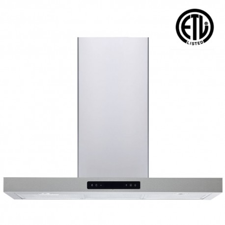 30" Range hood with stainless steel finish