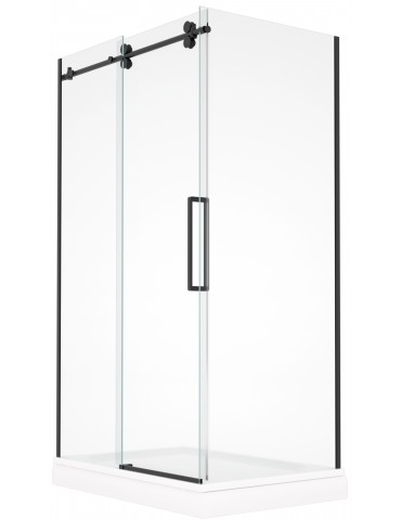 Myo 48", Black, Shower Door