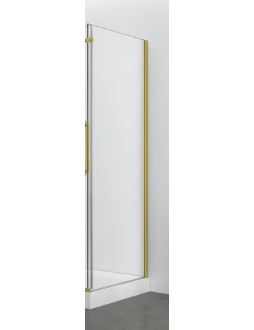 Apollon gold 36", Side Panel shower Glass