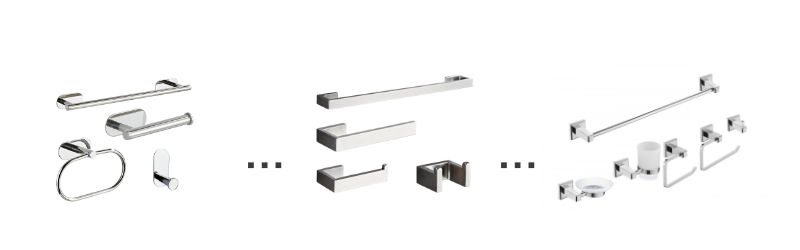 Ensemble d'accessoires de salle de bain