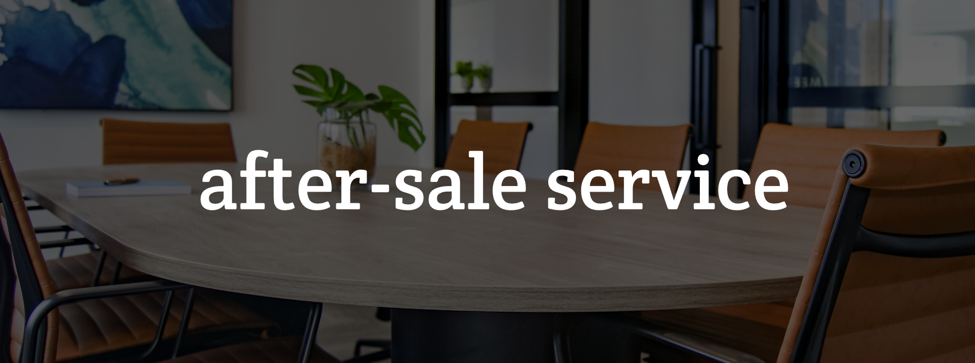 after-sale service