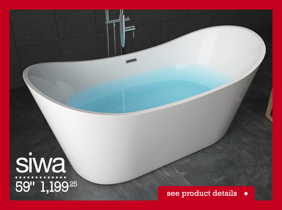 Siwa, bains autoportant 59"