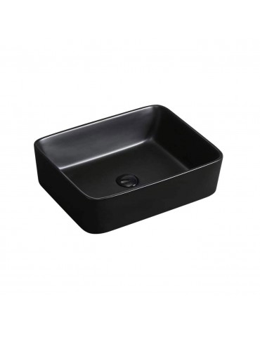 Caïman noir mat, Lavabo en porcelaine