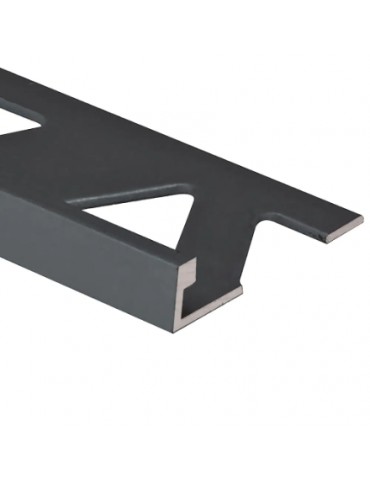 Moulure 3/16 en aluminum noir 6mm